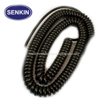 Halogen-free Flame Retardant 125Degree TPU Spiral Cable